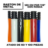 Baston De Escoba Metalico C/rosca Estandar