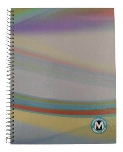 Cuaderno Meridiano Tapa Dura 100 Hjs. 17x22cm Rayados