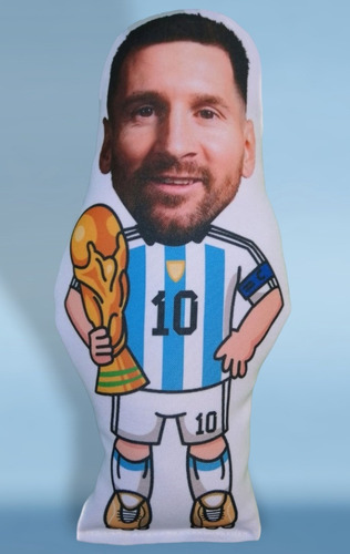 Muñeco Messi Chiquito, Almohadita, Vamos Argentina!!