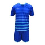 Set Camiseta + Short Ho Soccer Line Azul - Celeste