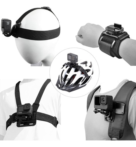 Juego De Accesorios Para Gopro Hero 12 11 10 9 8 7 6 5 4, Nu