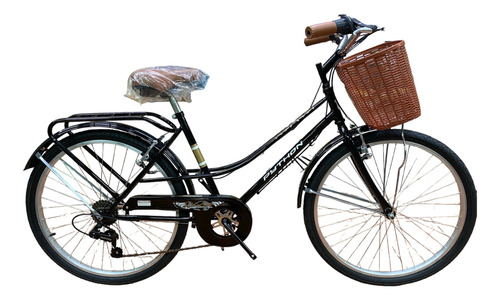 Bicicleta Vintage Rdo 26 Paseo 6 Vel Shimano Canasto Mimbre