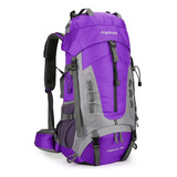 Michila De Camping Liviana 60l Impermeable Morado