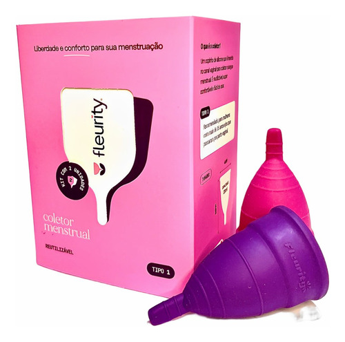 Coletor Menstrual Molinho Interno Fleurity Tipo1/2und Barato