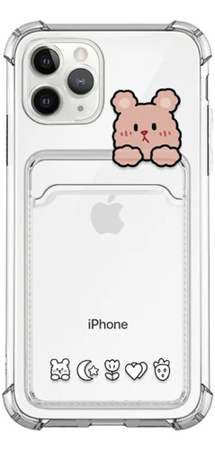 Funda Goma Celular Lindo Diseño Kawaii Transparente Silicona