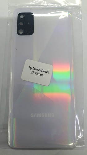 Tapa Trasera Samsung A51 Con Cristal Camara Calidad Original