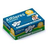 Alfileres Sifap Niquelados 28mm 1 Caja X50grs