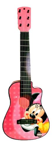 Guitarra De Lujo Minnie En Madera-juguete Para Niños 