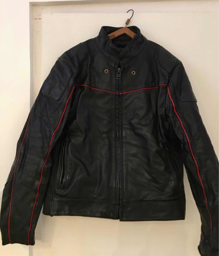 Campera De Motociclista, Cuero Muy Grueso.