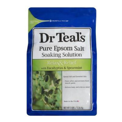 Sal Epsom Dr Teals Eucalipto Menta Aceites Naturales Terapéutica 1.36kg | MercadoLibre