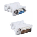 Adaptador Dvi-i 24+5 Pinos Macho P/ Vga 15 Pinos Femea