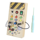 Led Montessori Busy Board Juguete De Viaje Desarrollo .