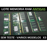 Defeito - De Memoria Ram Usadas Antigas - Diversas - X3