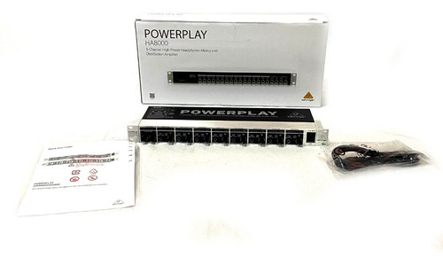 Processador Behringer Powerplay Ha8000 Digital Fone Amp Novo