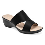 Sandalia Paulie 2105 Color Negro Para Mujer Tx8