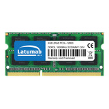 Memoria Ram Latumab 4gb Ddr3l 1600 12800 1.35v/1.5v Portátil