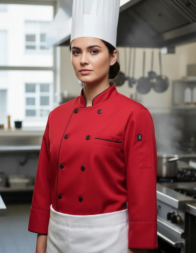 Filipina Manga Larga Para Chef