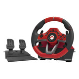 Volante Racing Wheel Pro Deluxe Mario Kart  Hori P/ Nintendo