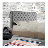 Cabecera Gris Lachalle Queen Size Muebles