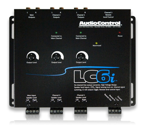 Convertidor De Alta-baja Audiocontrol Lc6i 6 Canales Hi-low