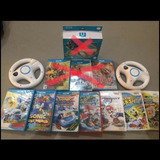 Juegos Wii U 4 + 2 Volantes Y De Regalo Juegos De Wii !!!!!!