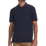 Camiseta Polo Masculina Hering N3a7 Algodão