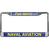 Fly Navy - Marco Para Matrícula De Aviación, Color Azul Mari