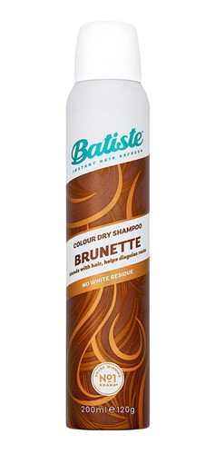 Shampoo Seco En Aerosol Batiste Beautiful Brunette Con Color