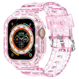 Pulsera Para Apple Watch Ultra Xyf Glitter Rosa, 49 Mm