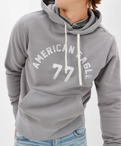 Sudadera American Eagle Supersoft Graphic C