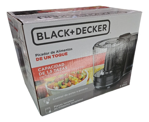 Picatodo De Alimentos Electrico Black Decker Hc150b 1.5 Cup