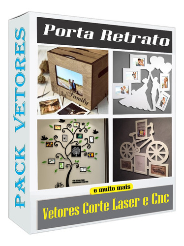 Porta Retratos Pack Arquivos Corte Laser Cnc