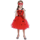 Ladybug Tutu Vestido Niñas Niños Disfraces De Hallowe...