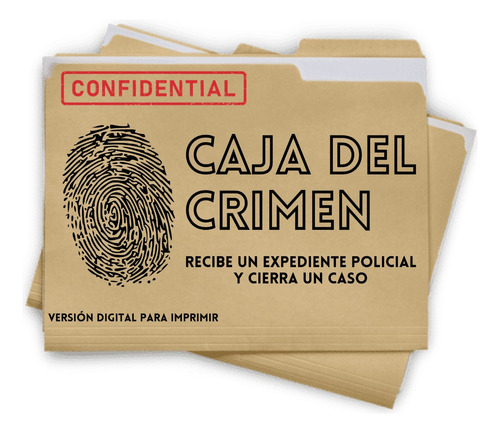 Juego De Detective - Caja Del Crimen - Pack Completo Digital