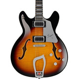 Hagstrom Suvik-tsb Super Vikingo Cuerpo Semi-hueco Sunburst 