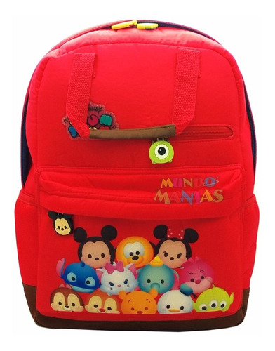 Mochila Espalda 16p Disney Tsum Tsum Orig Zu303 Mundo Manias