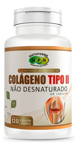 Colágeno Não Desnaturado Tipo 2 Não Hidrolisado