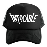 Gorra Unisex Black De Malla Intocable Texano Music