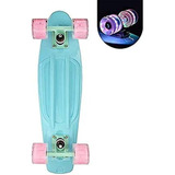 Cruiser - Patineta Para Niñas Con Ruedas De Luz Led, Tabla 