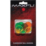 Maxfli Fluorescente De Neón Pelota De Golf Marcadores - Paqu