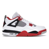 Tenis Jordan 4 Retro Fire Red Talla 27 Mx