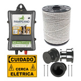 Cerca Elétrica Rural Aves Galinha Cães Gatos Kit Completo