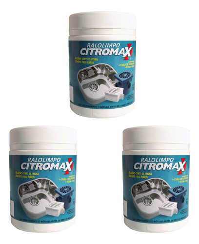 Kit Decompositor De Esgoto Citromax Ralo Limpo Elimina Odor