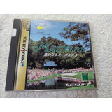 Golf Masters Harukanaru Aug 3 Sega Saturn Japones T-11401g