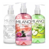 Jabón Líquido Para Manos Milano Cosmetics X 12 Unidades
