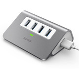 Jeliyea - Hub Usb De 4 Puertos, Adaptador De Concentrador De