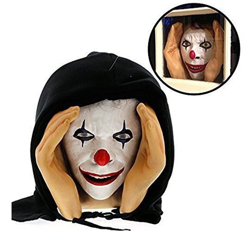 Scary Peeper Clown Halloween Decoration Ríe El Truetolife Wi