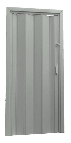 Porta Sanfonada Pvc Multilit Cinza 1 De 60cm E 2 De 96cm