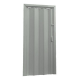 Porta Sanfonada Pvc Multilit Cinza 1 De 60cm E 2 De 96cm