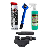 Kit Desengrasante + Lubricante + Cepillo + Corta Cadena Sia+